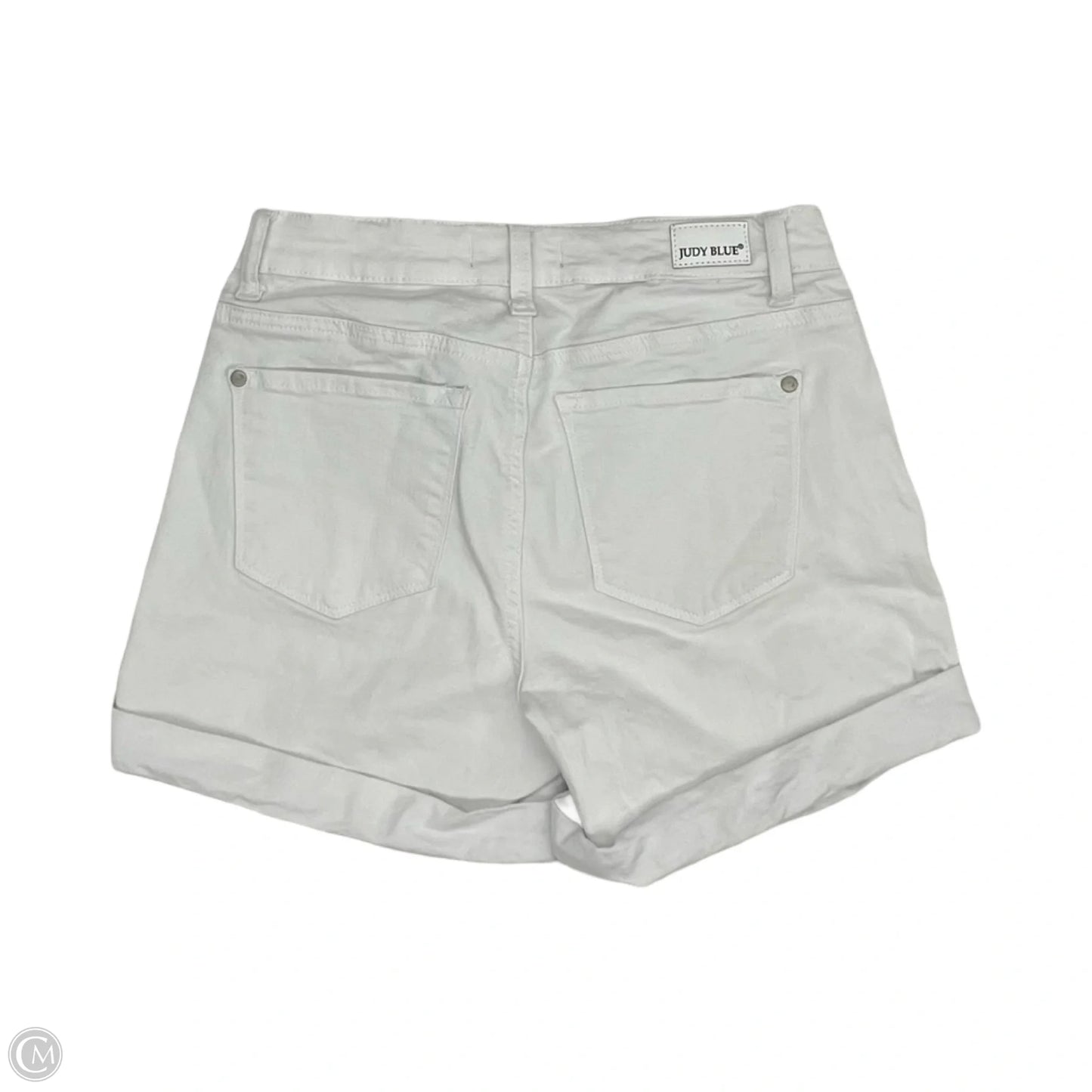 Shorts By Judy Blue In White Denim, Size: M