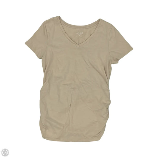 Maternity Top Short Sleeve By Isabel Maternity, Size: S