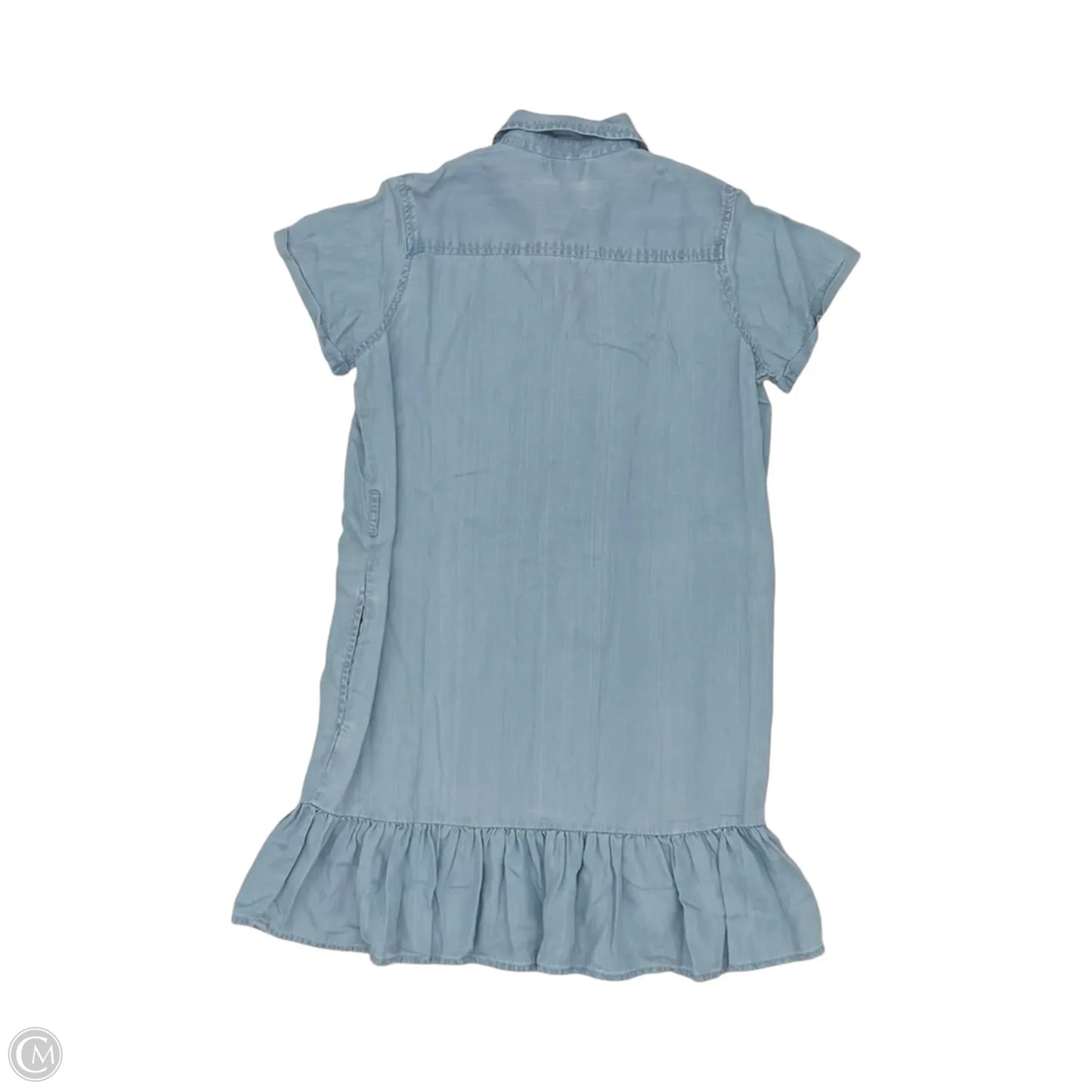 Dress Casual Short By Japna In Blue Denim, Size: S