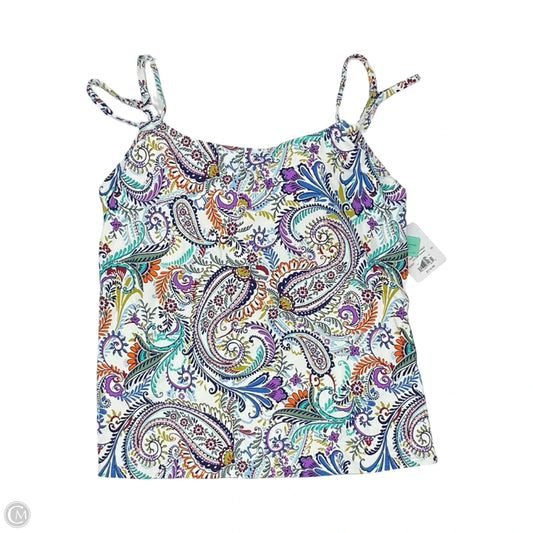 Swimsuit Top By Clothes Mentor In Multi-colored, Size: L