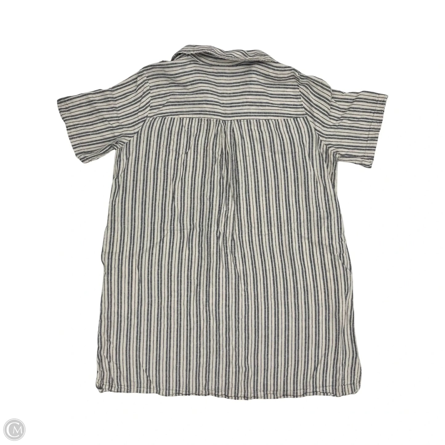 Dress Casual Short By Universal Thread In Blue & Cream, Size: M