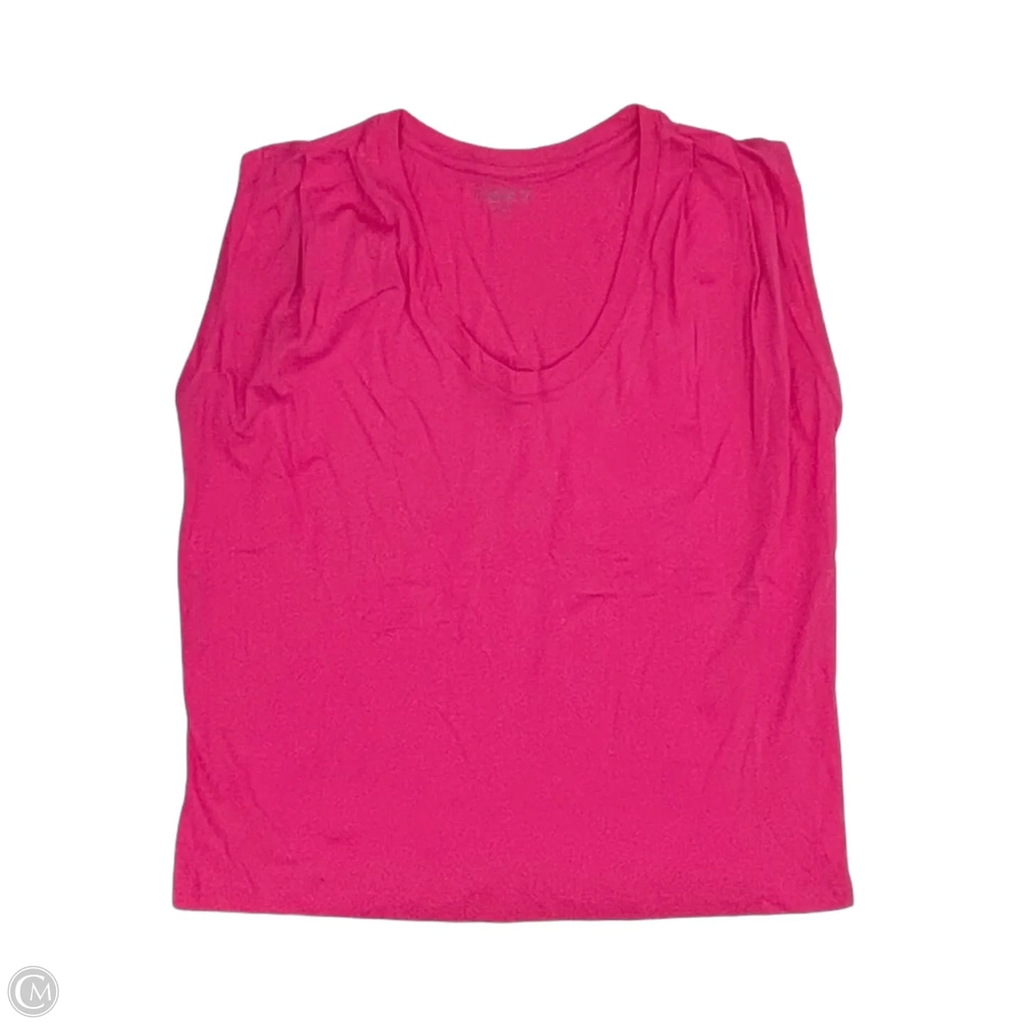 Top Short Sleeve By Loft In Pink, Size: L