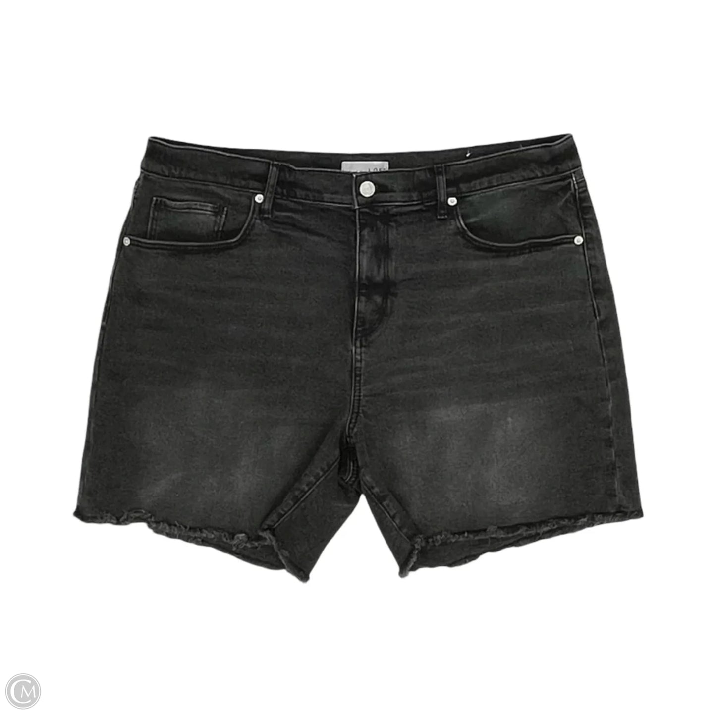 Shorts By Loft In Black Denim, Size: 14