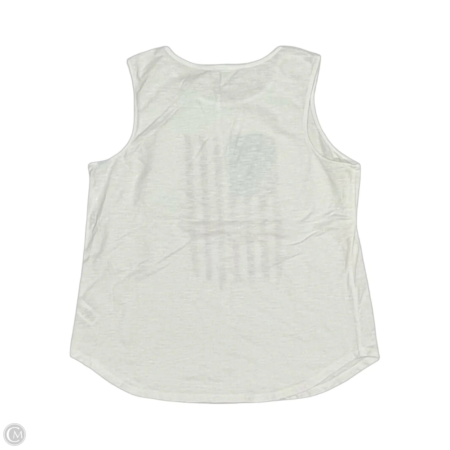 Top Sleeveless By Maurices In Blue Red & White, Size: L
