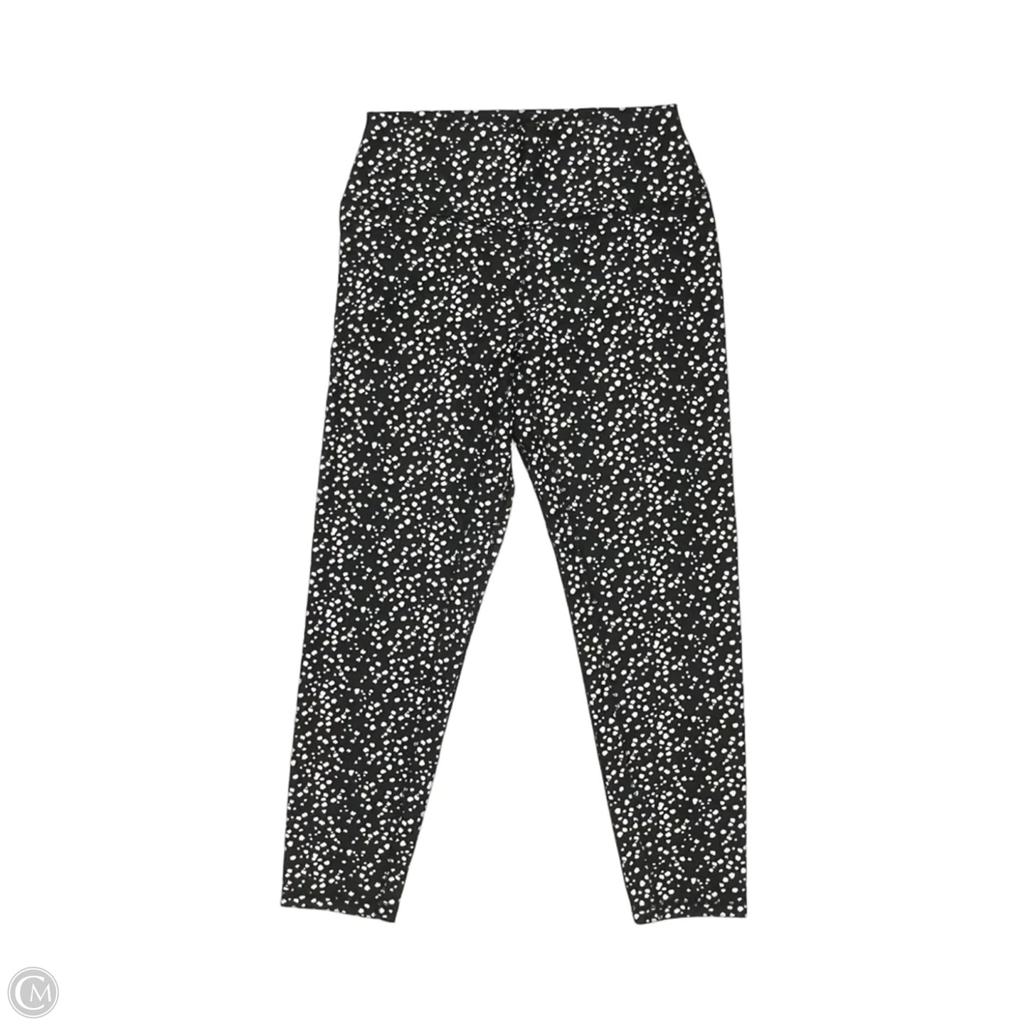 Athletic Leggings By Clothes Mentor In Black & White, Size: M