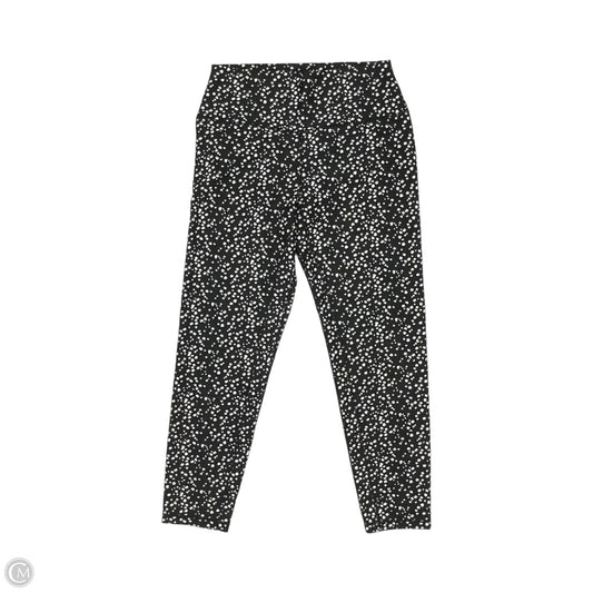 Athletic Leggings By Clothes Mentor In Black & White, Size: M