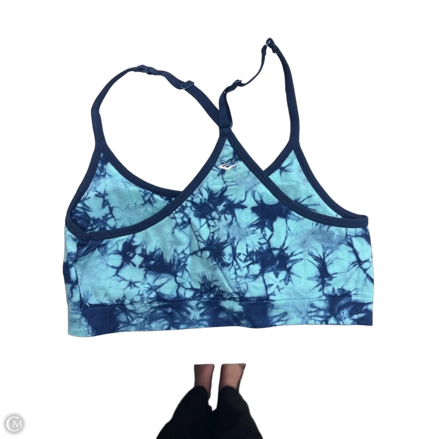 Athletic Bra By Everlast In Blue, Size: L