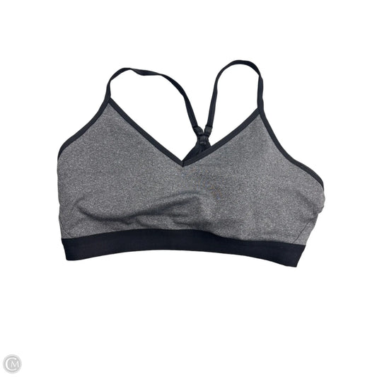 Athletic Bra By Athletic Works In Black & Grey, Size: Xl