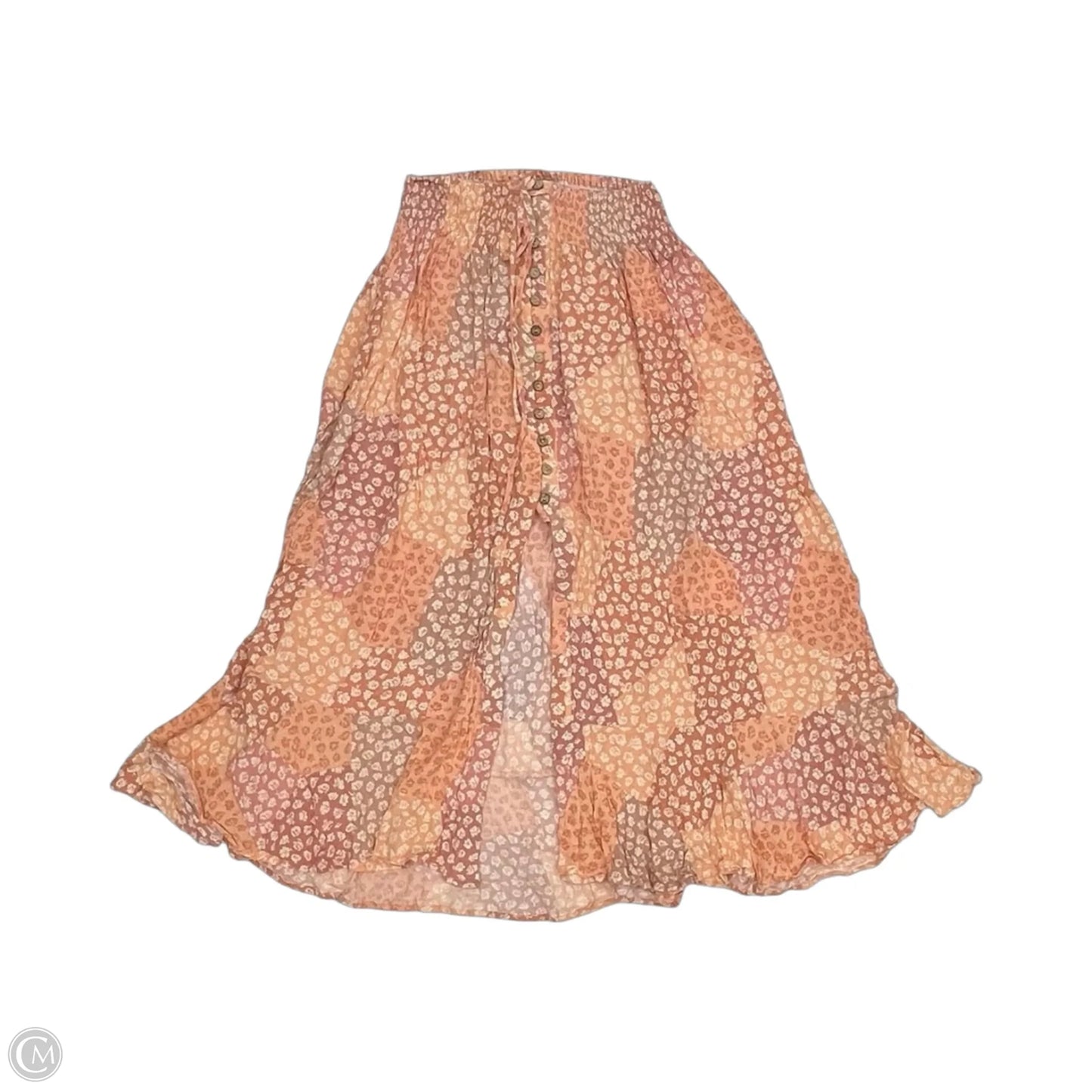Skirt Maxi By Promesa In Orange, Size: S