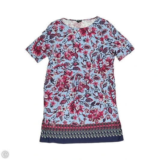 Dress Casual Short By Talbots In Blue & Pink, Size: Xl