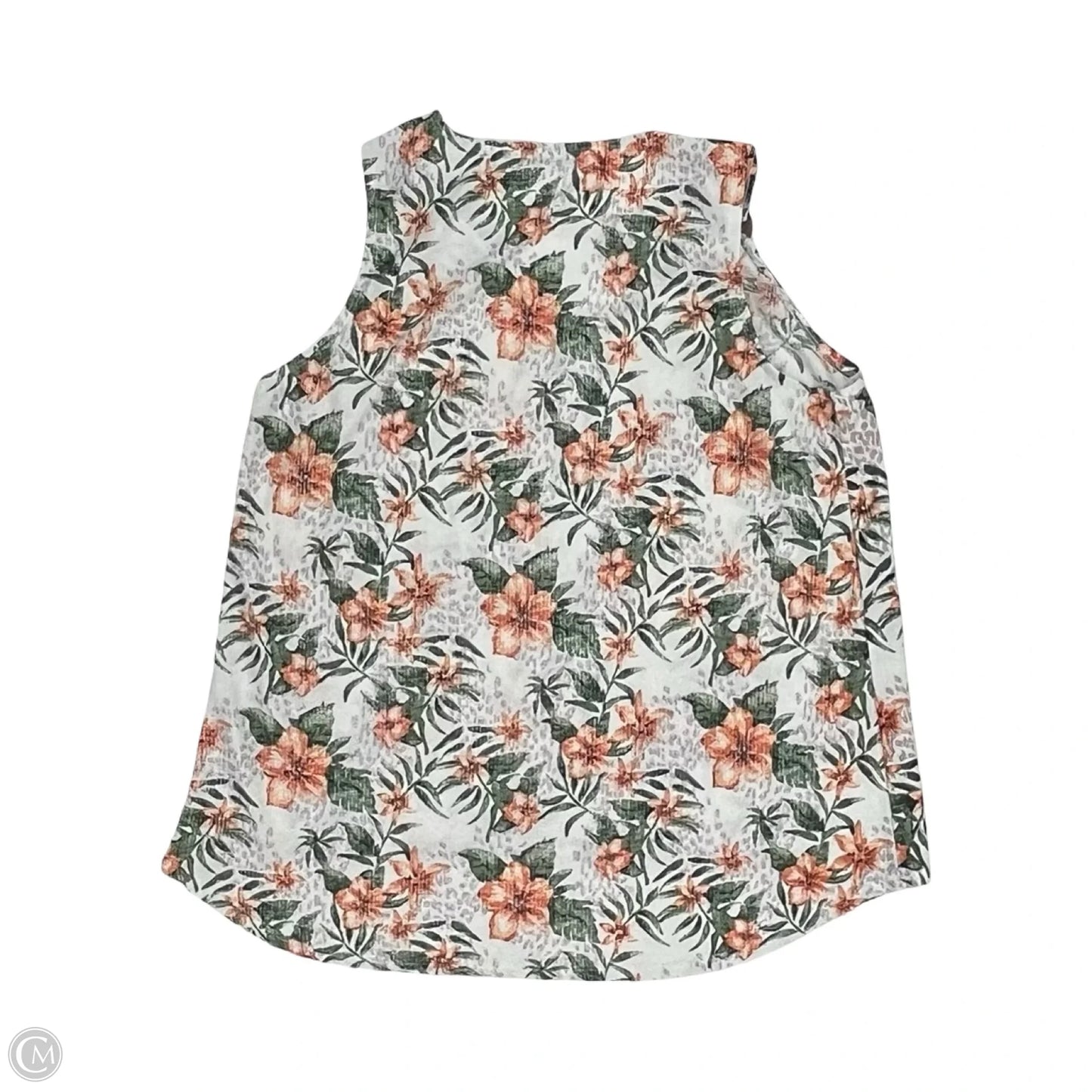 Blouse Sleeveless By Cure In Floral Print, Size: L