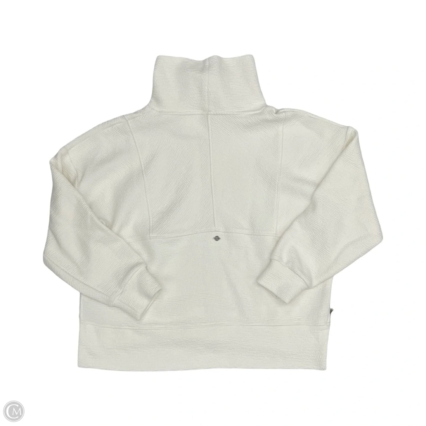 Sweatshirt Collar By Calia In Cream, Size: M
