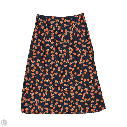 Skirt Midi By J. Crew In Floral Print, Size: M