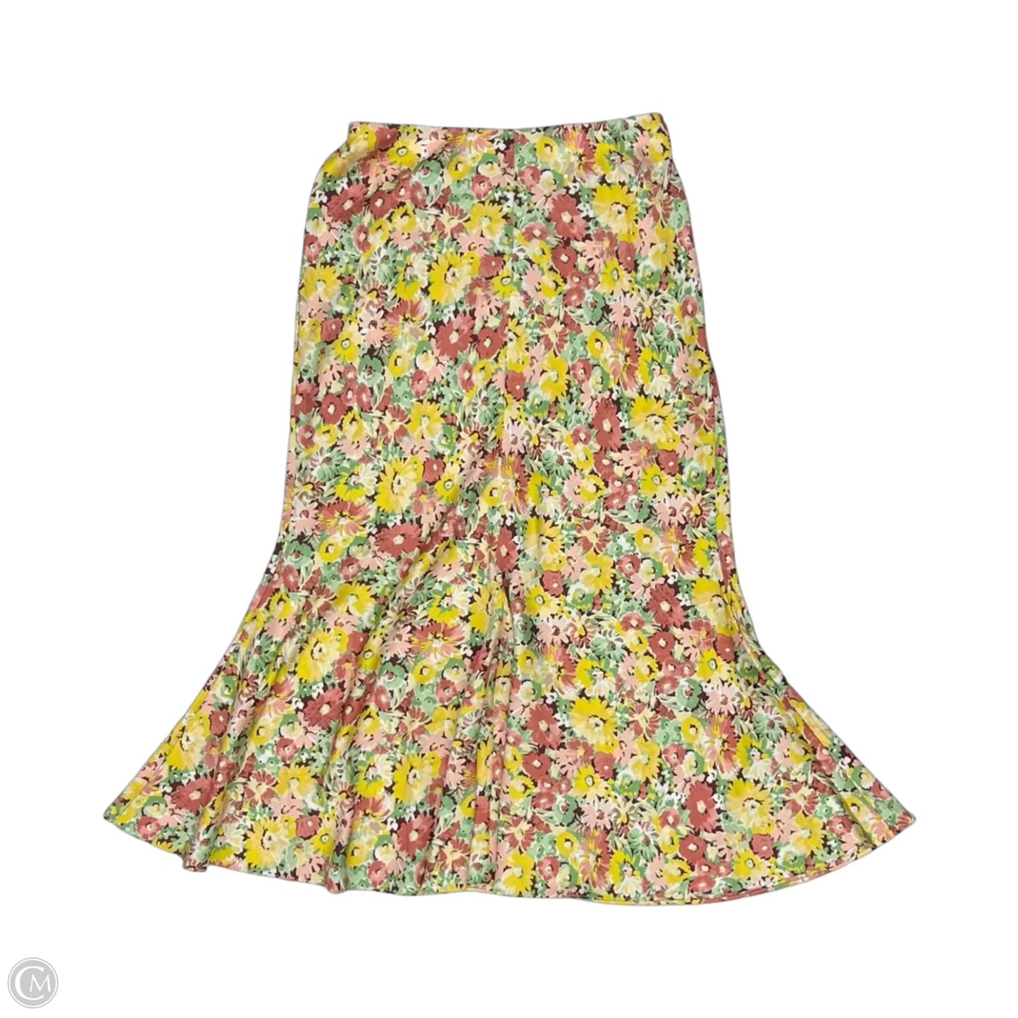 Skirt Midi By J. Crew In Floral Print, Size: M