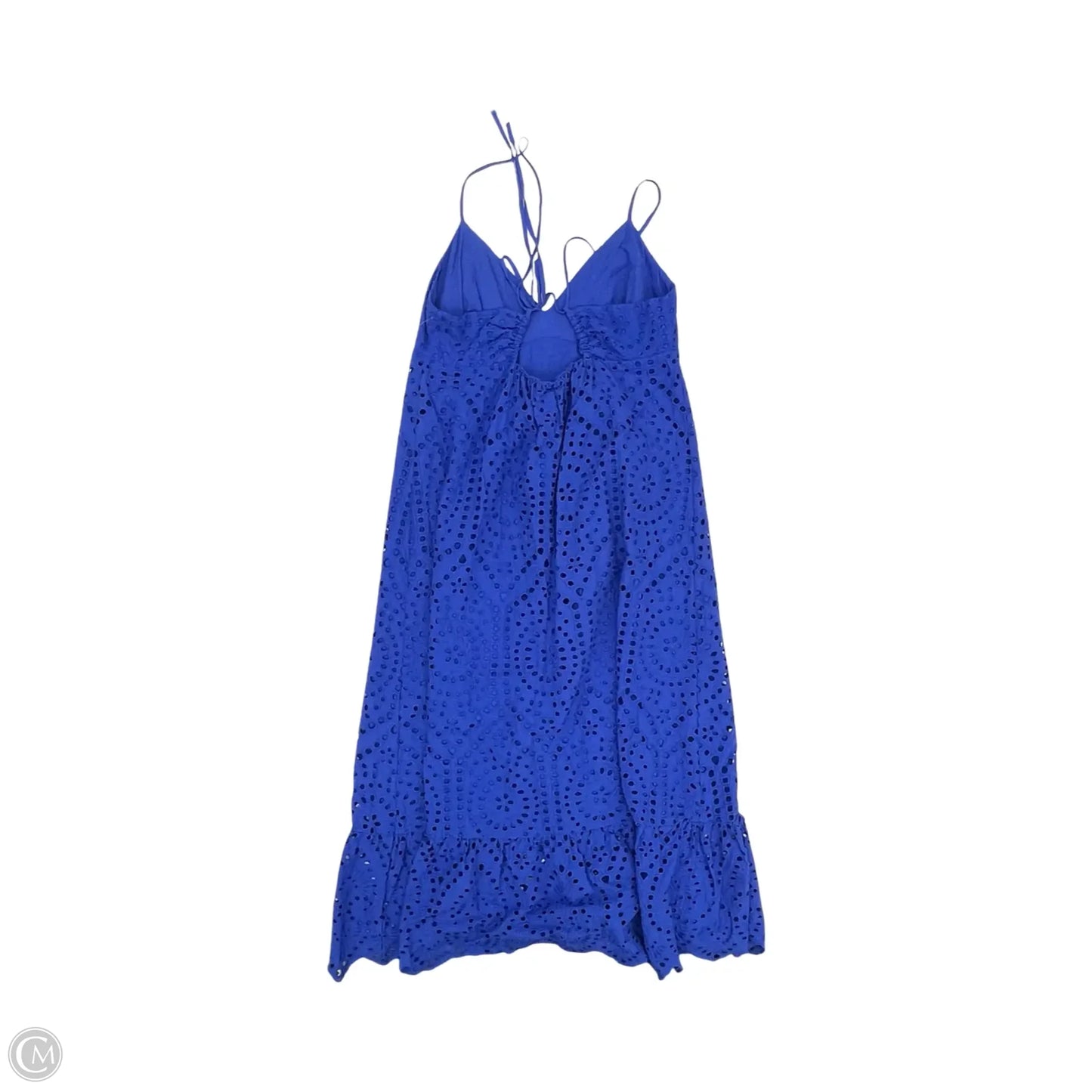 Dress Party Midi By H&m In Blue, Size: L