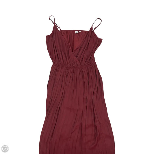 Dress Party Midi By Gap In Red, Size: M