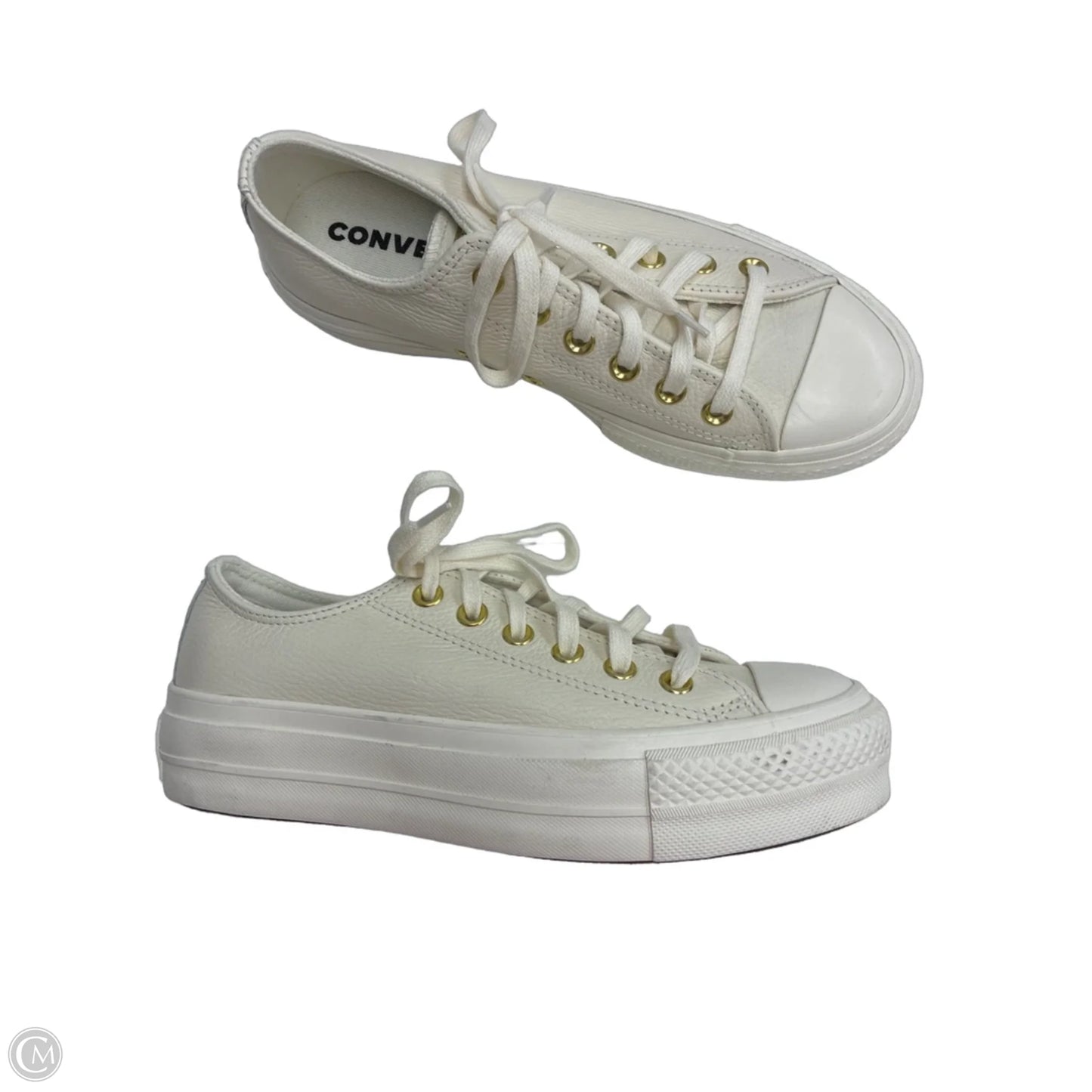 Shoes Sneakers By Converse In Cream, Size: 7.5