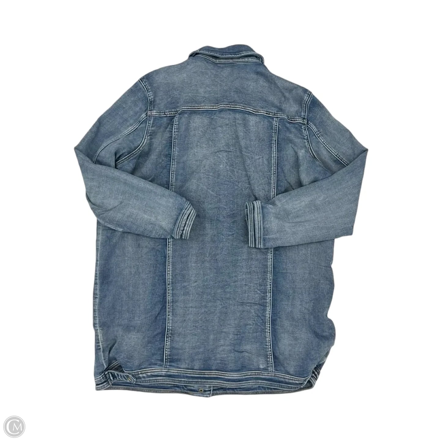 Jacket Denim By Tribal In Blue Denim, Size: 2x