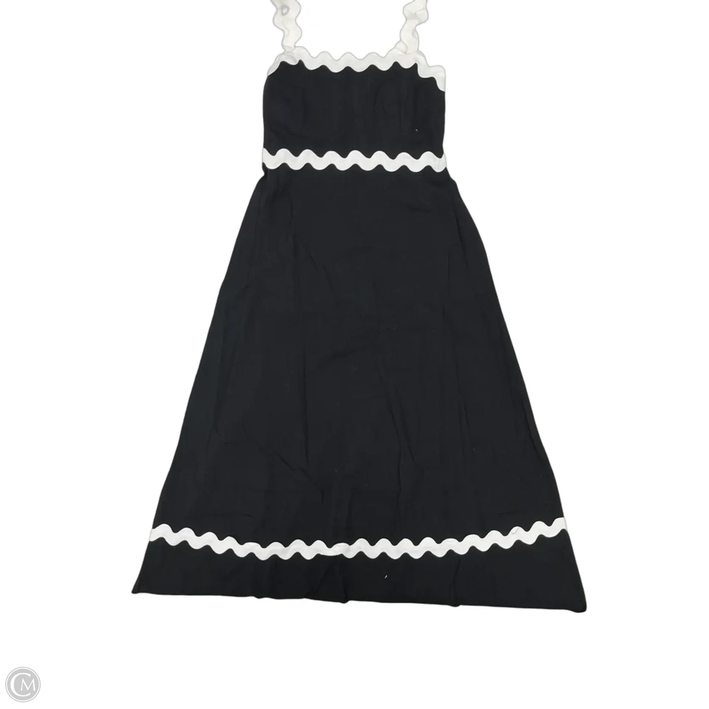 Dress Party Midi By Cmf In Black & White, Size: M