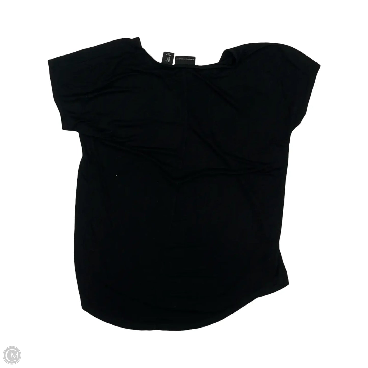 Top Short Sleeve By Cmf In Black, Size: Xs