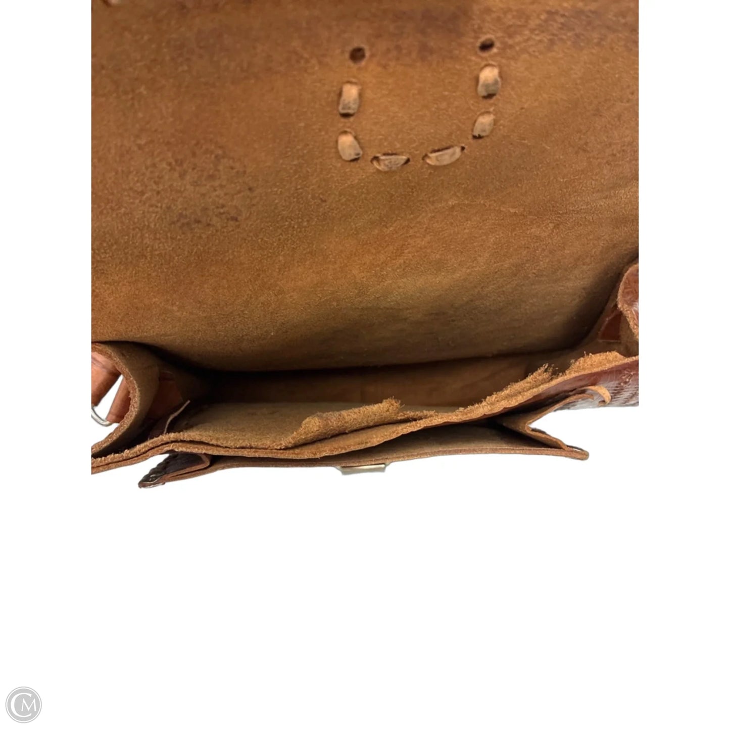 Crossbody Leather By Clothes Mentor, Size: Medium