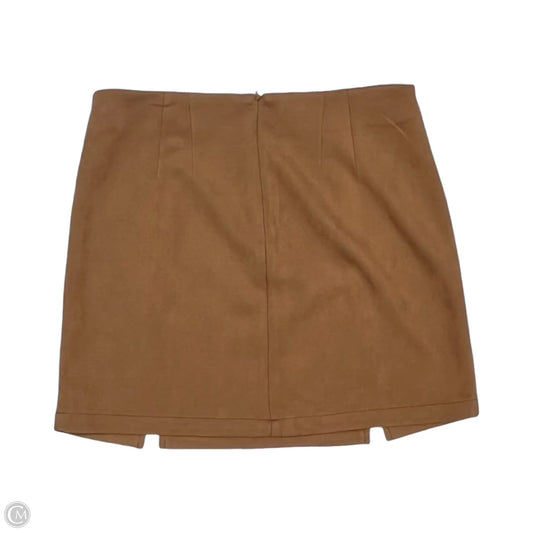 Skirt Mini & Short By Hyfve In Brown, Size: L