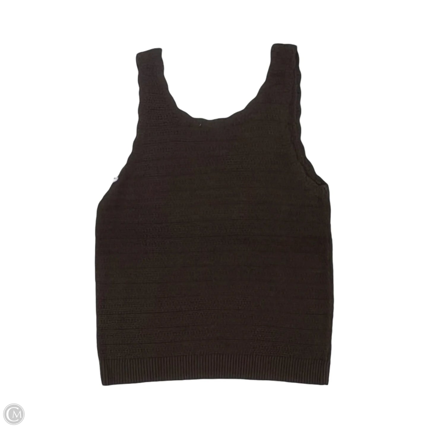 Blouse Sleeveless By Loft In Brown, Size: M
