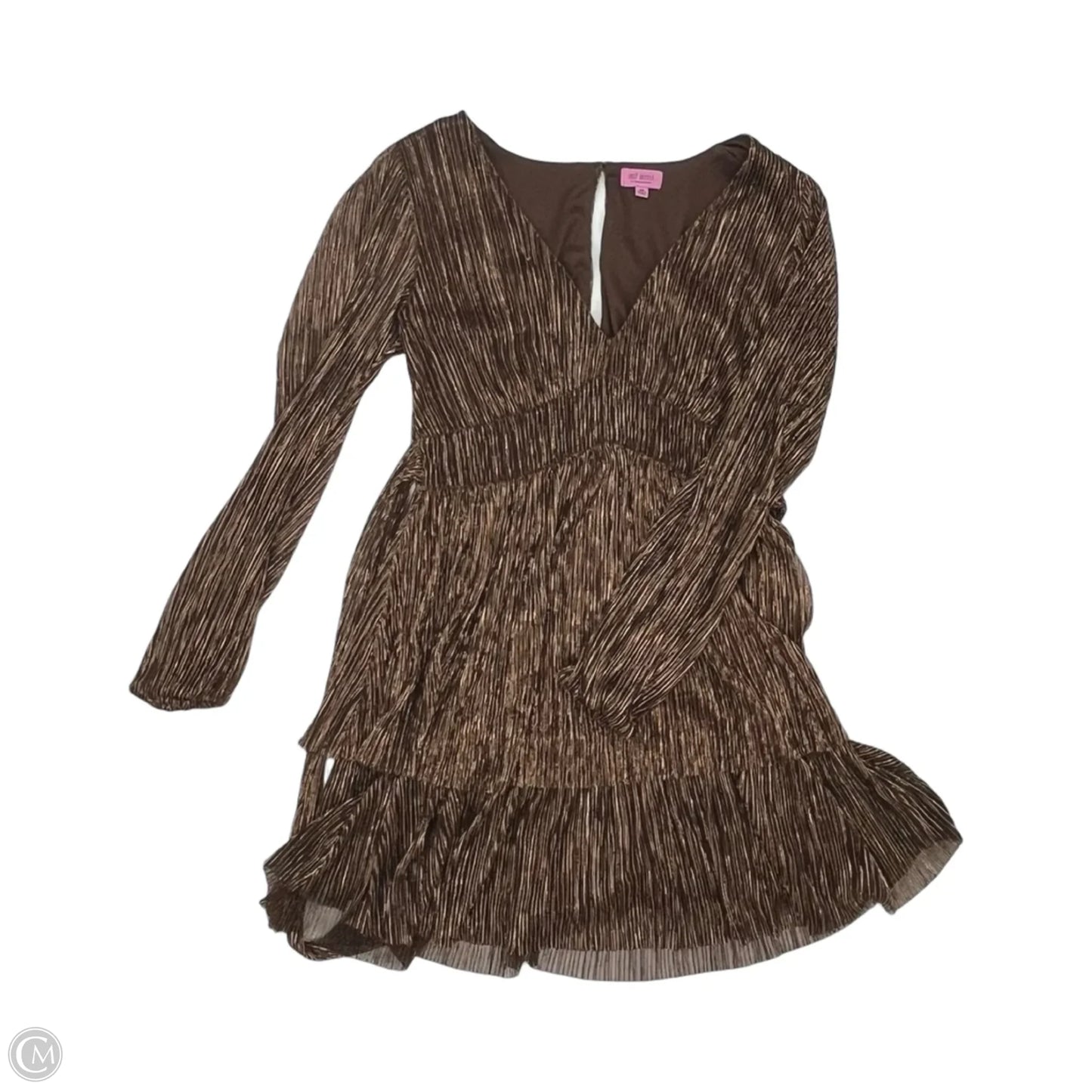 Dress Party Short By Mi Ami In Brown, Size: M