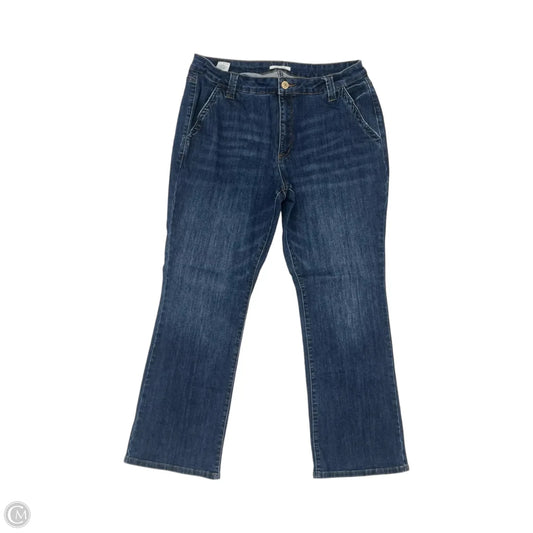 Jeans Boot Cut By Sts Blue In Blue Denim, Size: 16