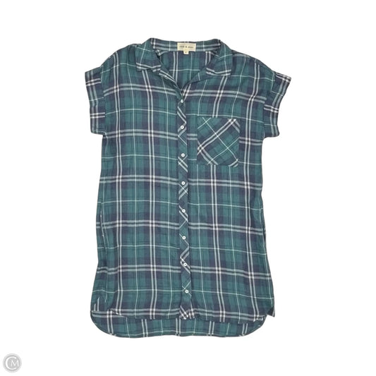 Dress Casual Maxi By Cloth & Stone In Blue & Green, Size: S