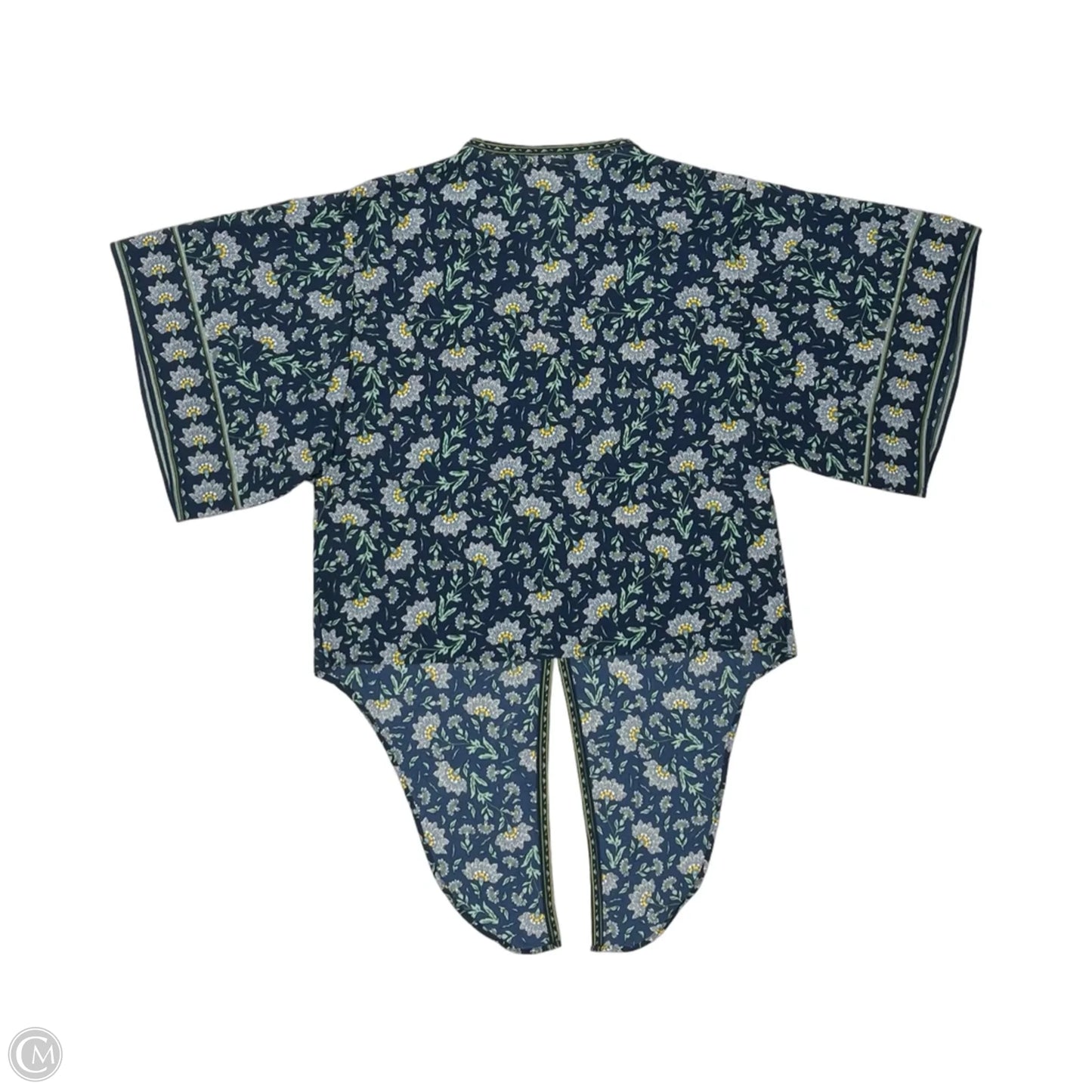 Blouse Short Sleeve By Max Studio In Floral Print, Size: L