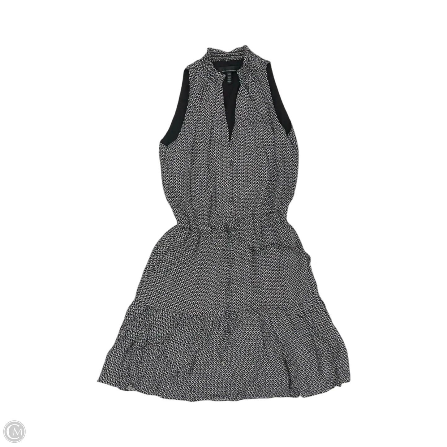 Dress Casual Short By White House Black Market In Black & White, Size: Xxs