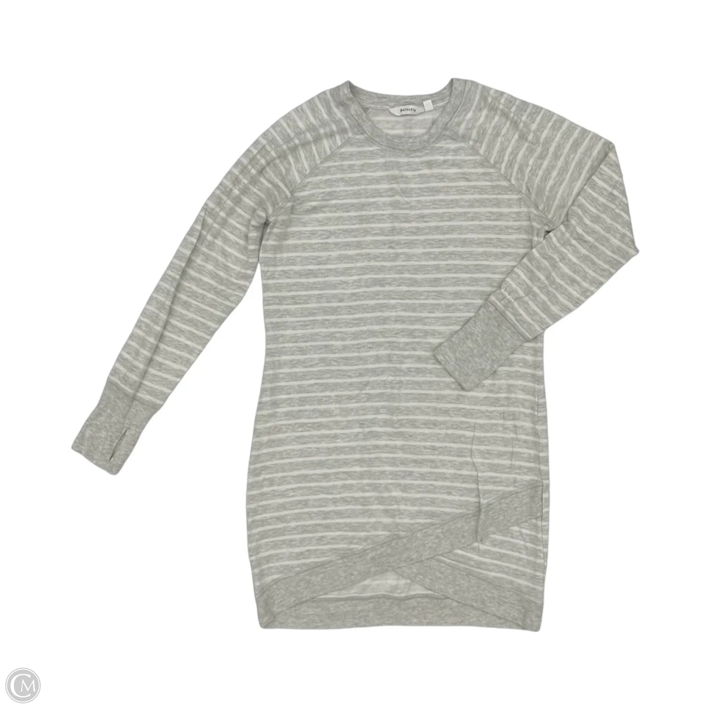 Dress Casual Short By Athleta In Grey & White, Size: M