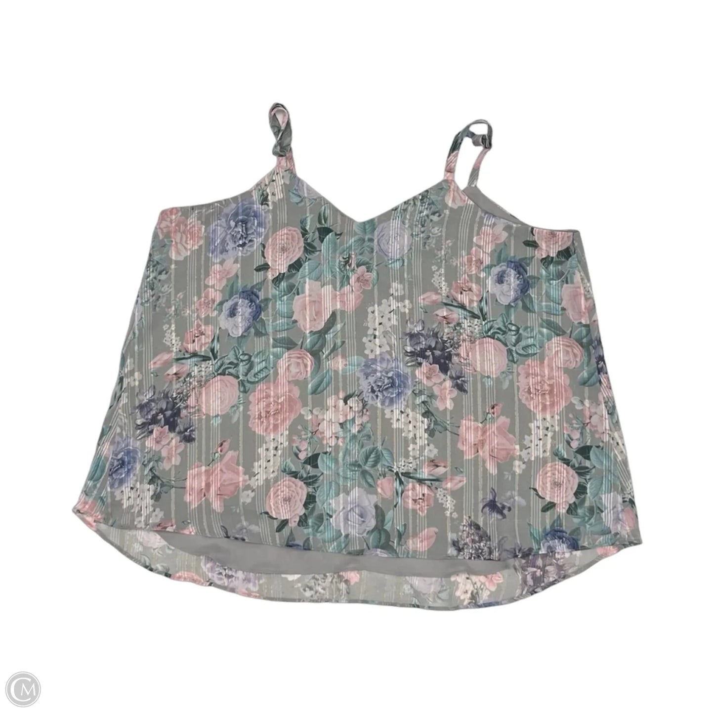 Blouse Sleeveless By Torrid In Floral Print, Size: 1x