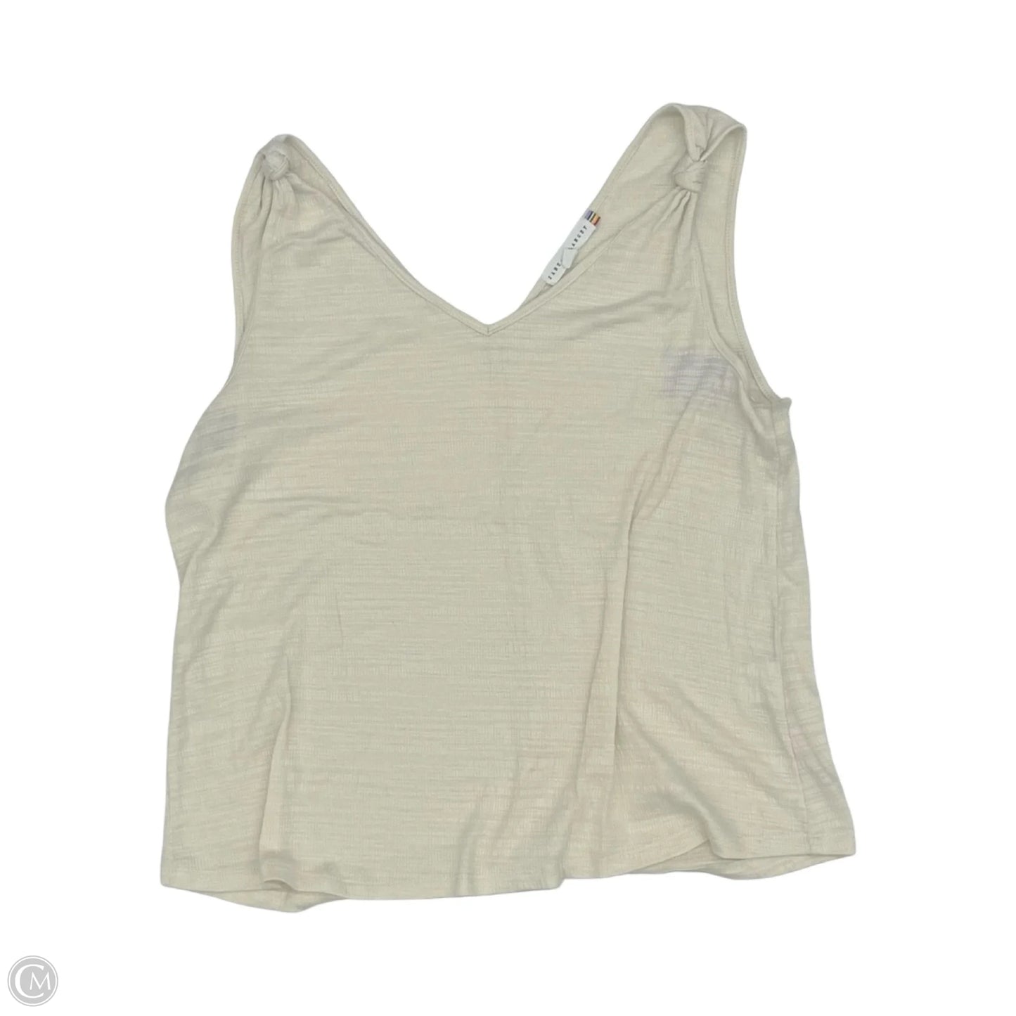 Top Sleeveless By Jane And Delancey In Cream, Size: M
