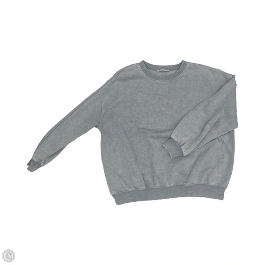 Sweatshirt Crewneck By Zenana In Blue, Size: 2x