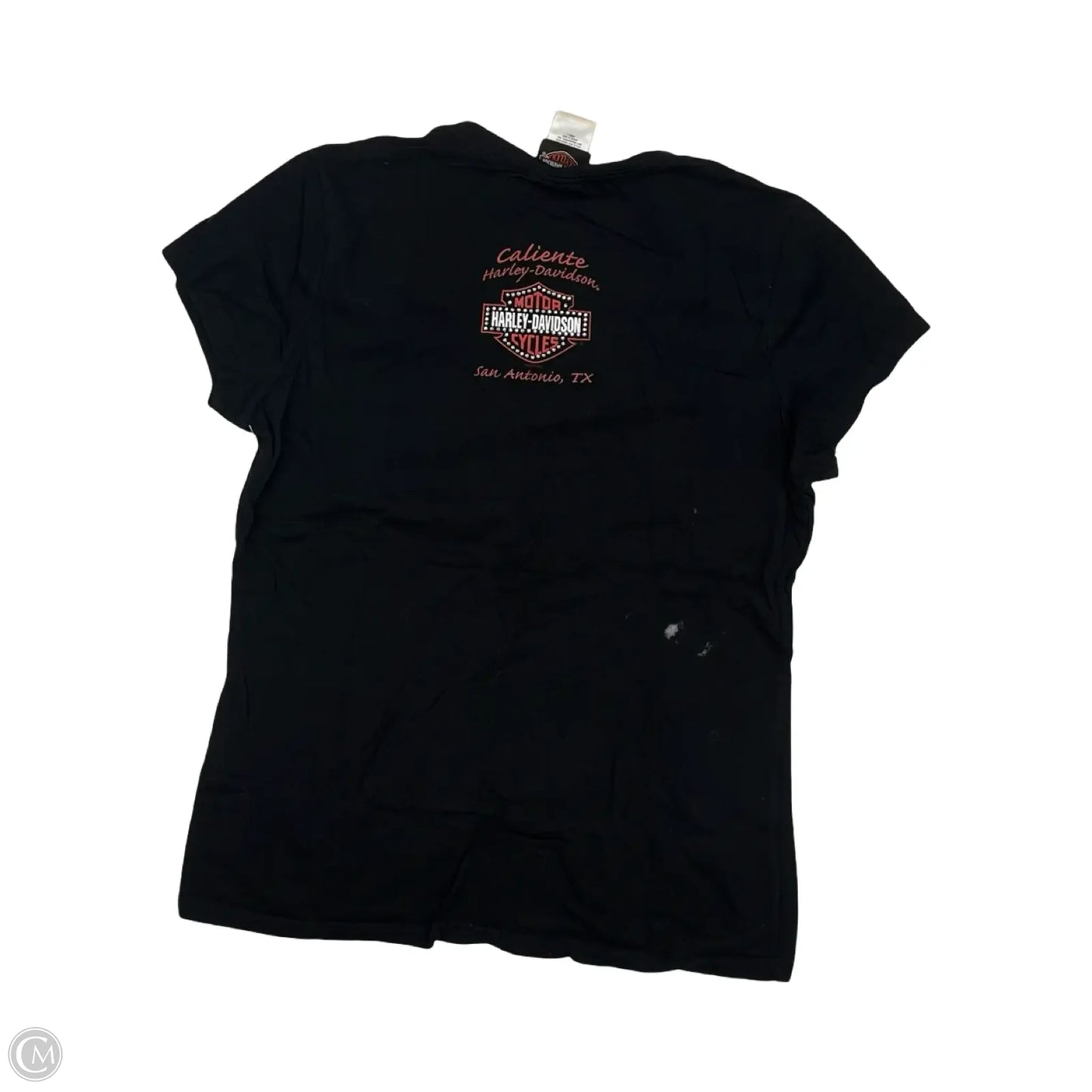 Top Short Sleeve By Harley Davidson In Black, Size: L