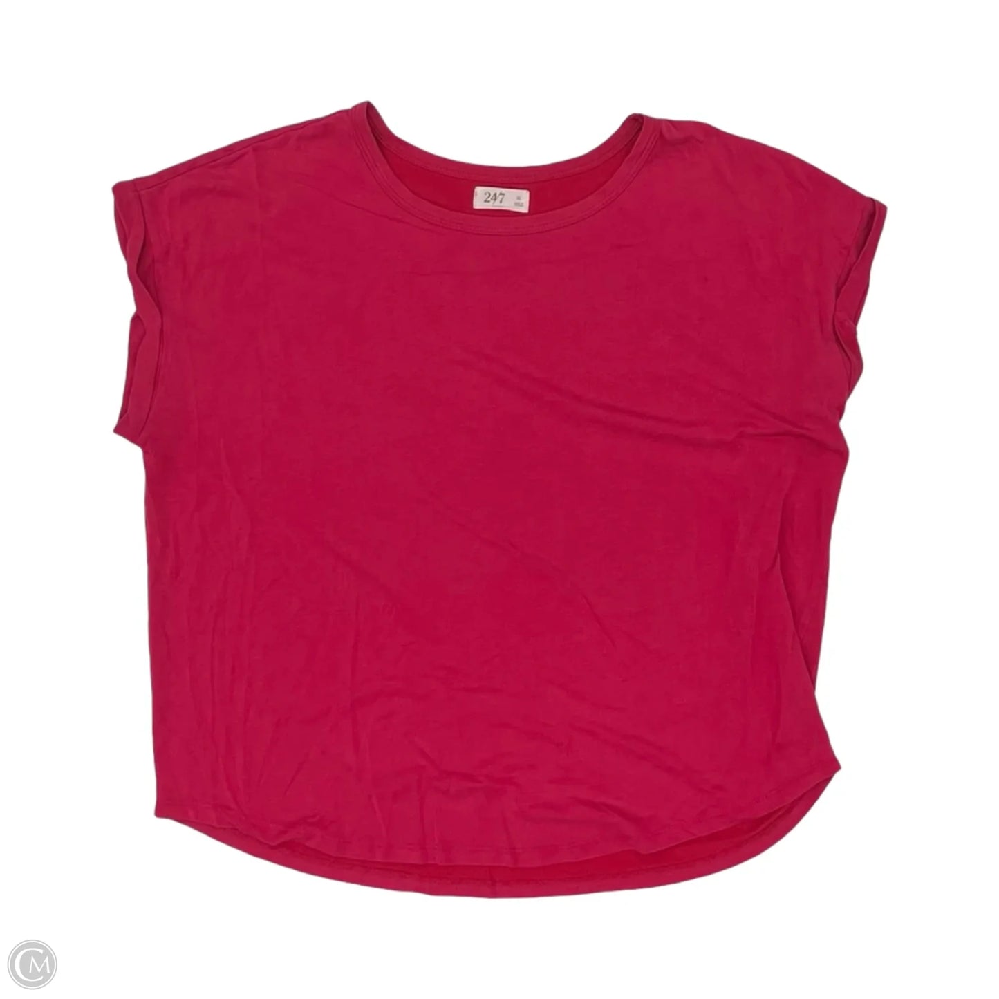 Top Short Sleeve By Maurices In Pink, Size: Xl