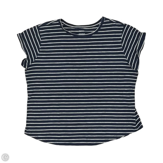 Top Short Sleeve By Sonoma In Striped Pattern, Size: Xxl