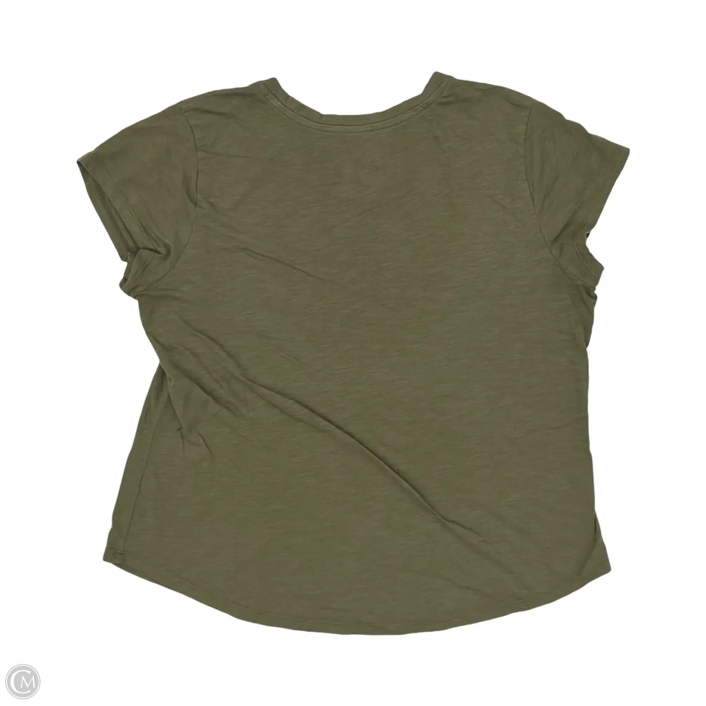 Top Short Sleeve By Sonoma In Green, Size: Xxl