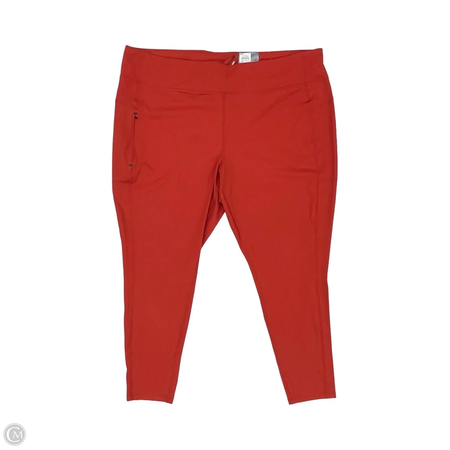 Athletic Leggings By Tek Gear In Orange, Size: 4x