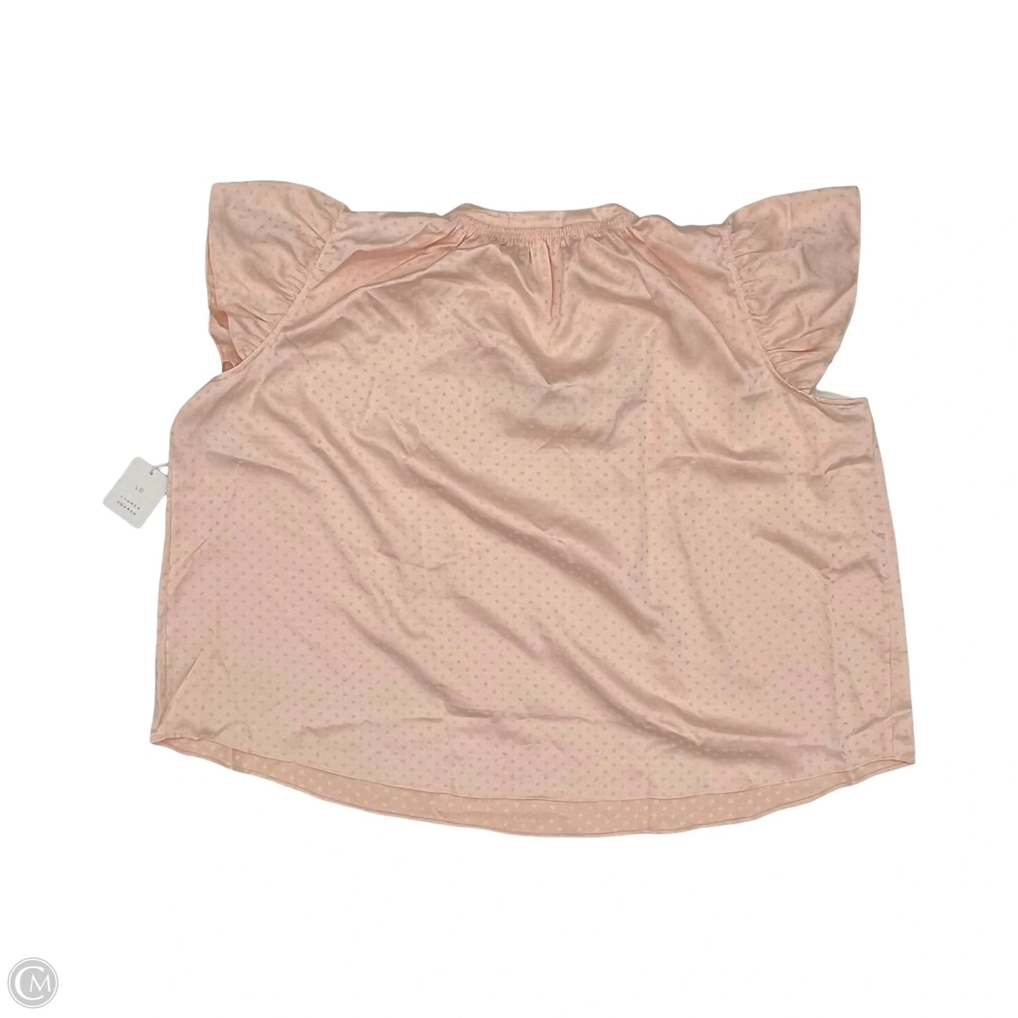 Blouse Short Sleeve By Lc Lauren Conrad In Peach, Size: 4x