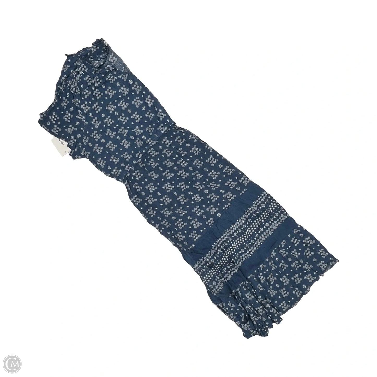 Dress Party Midi By Sonoma In Blue & Cream, Size: 6