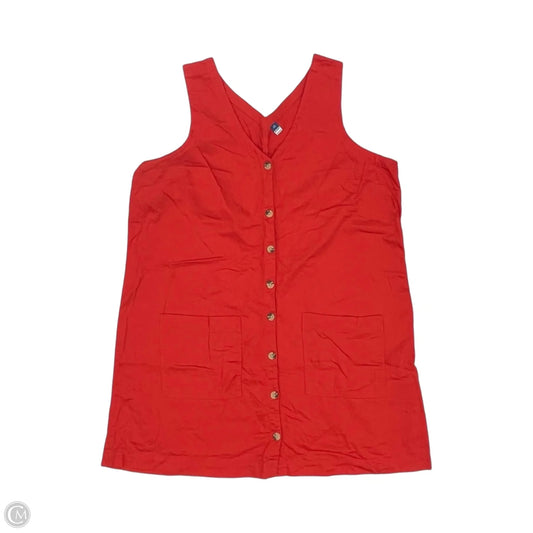 Dress Casual Short By Old Navy In Orange, Size: Xxl