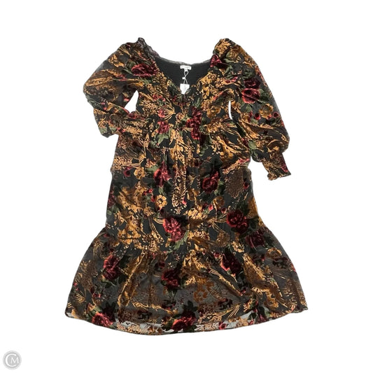 Dress Party Long By Baltic Born In Floral Print, Size: Xl