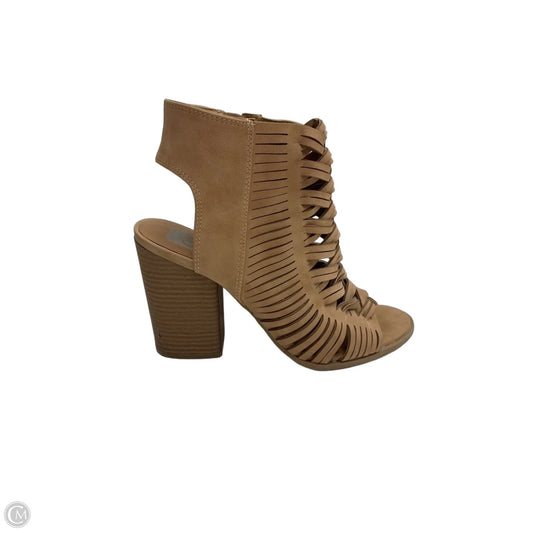 Sandals Heels Block By Dolce Vita In Brown, Size: 9.5