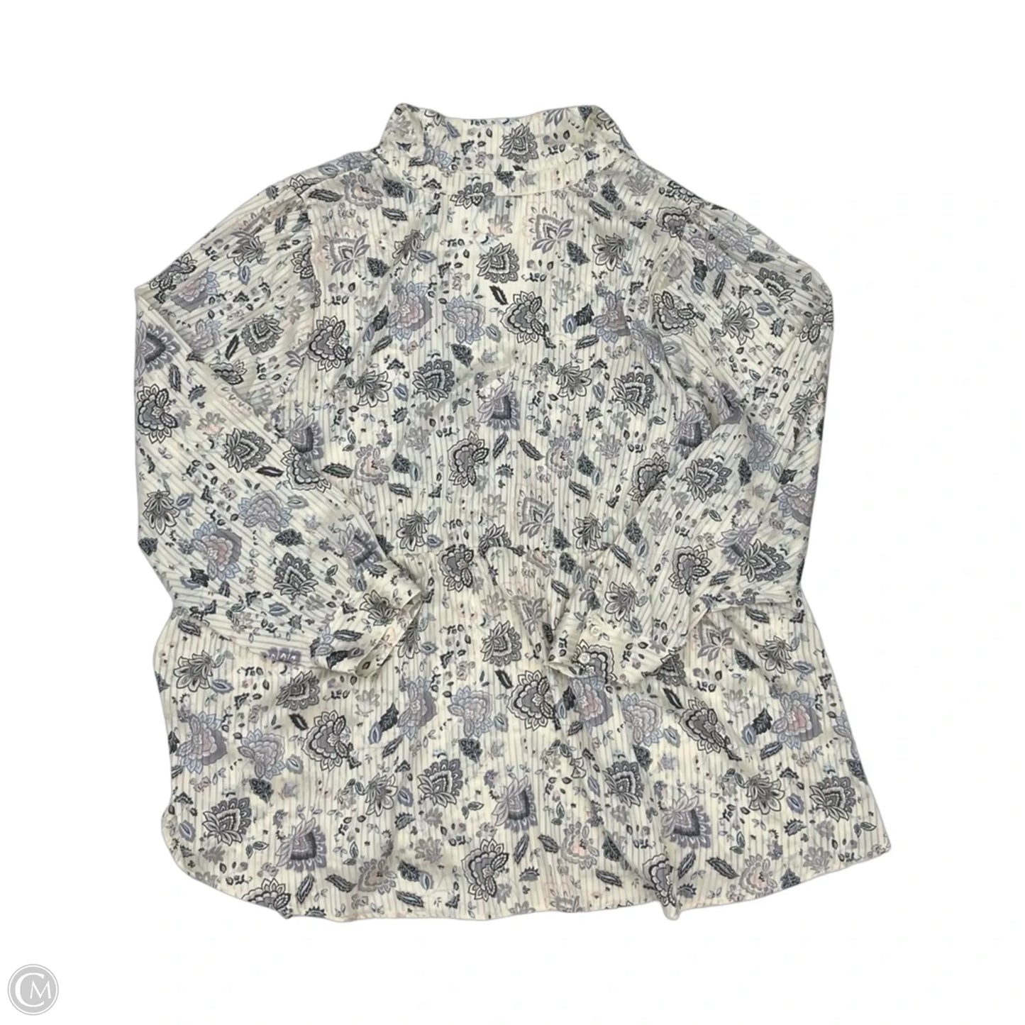 Blouse Long Sleeve By Torrid In Floral Print, Size: 4x