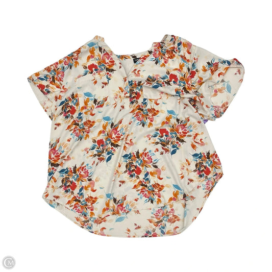 Blouse Short Sleeve By Torrid In Floral Print, Size: 4x
