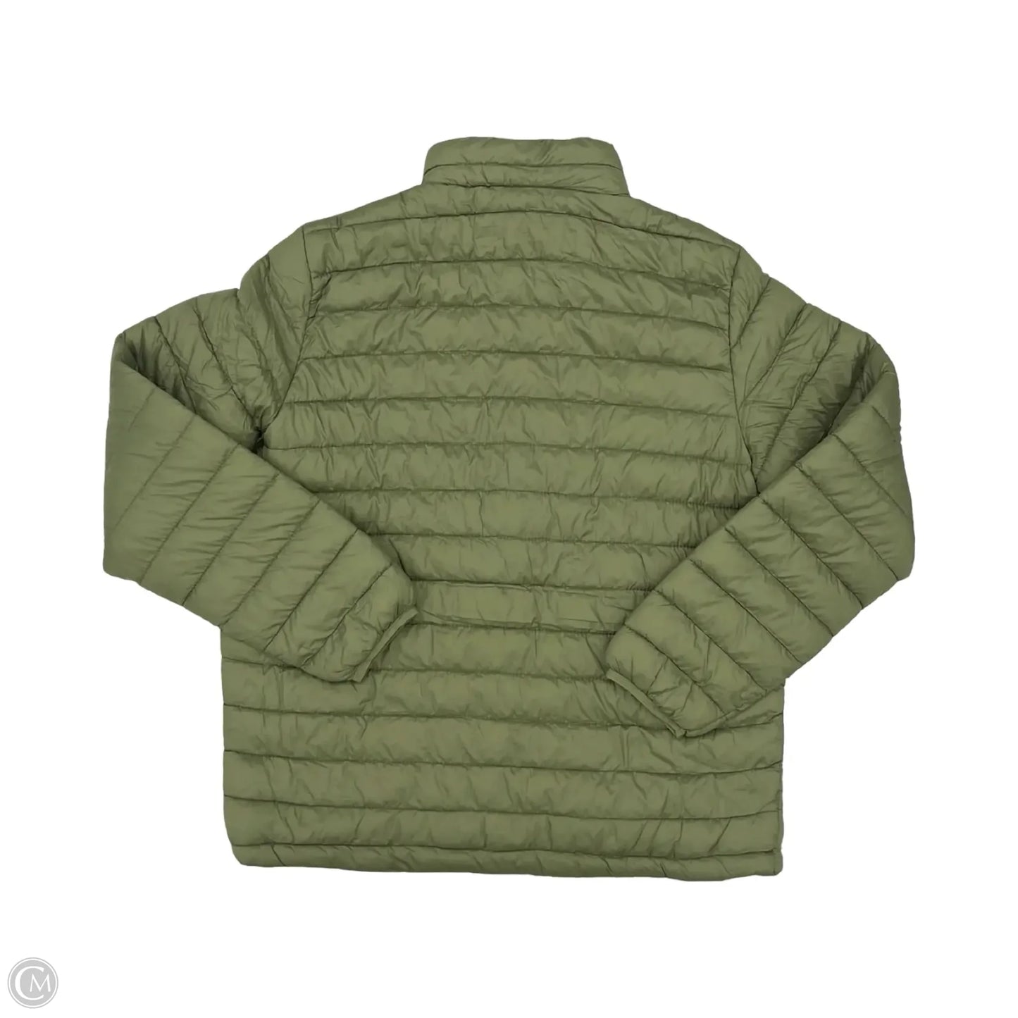 Jacket Puffer & Quilted By Clothes Mentor In Green, Size: M