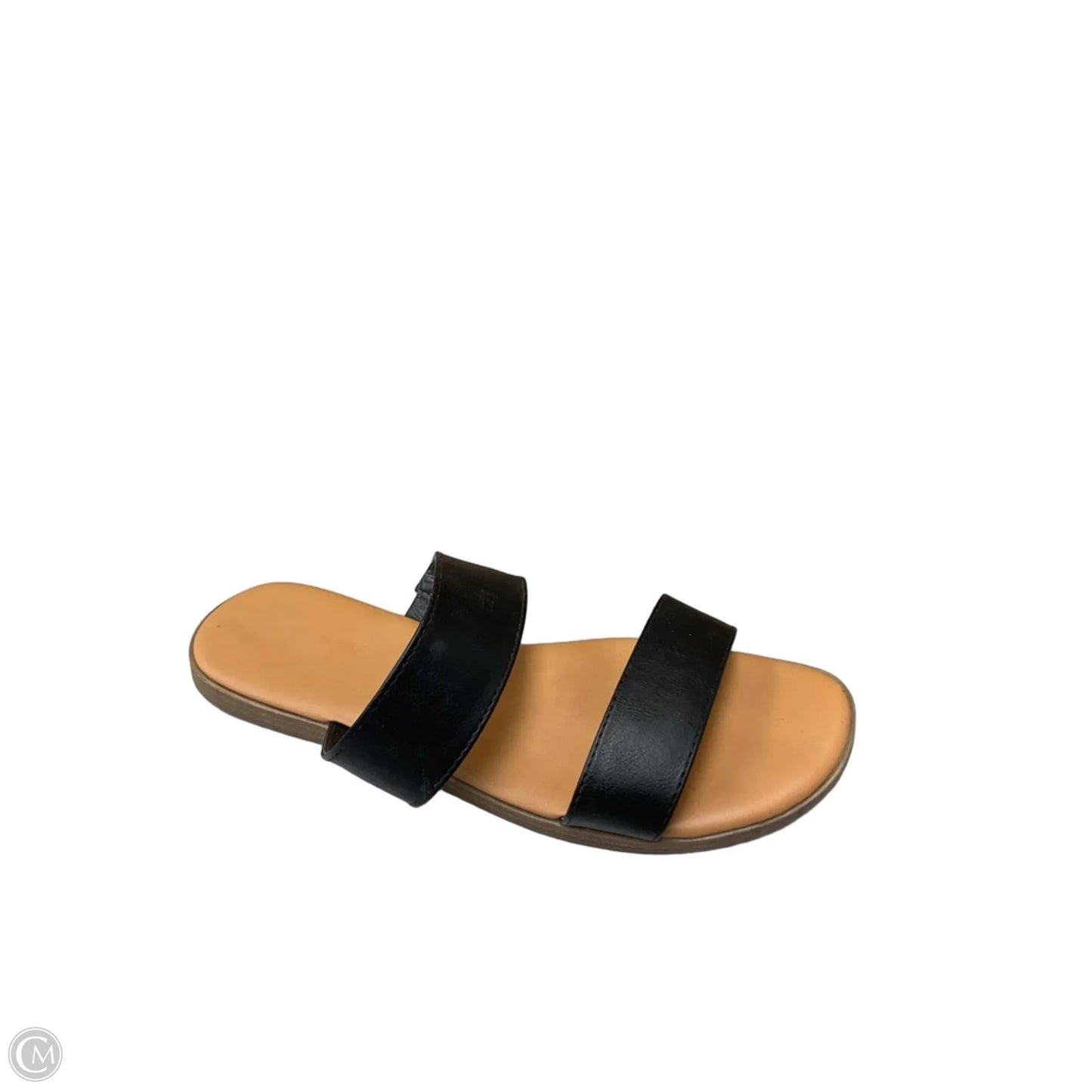 Sandals Flats By Clothes Mentor In Black, Size: 8